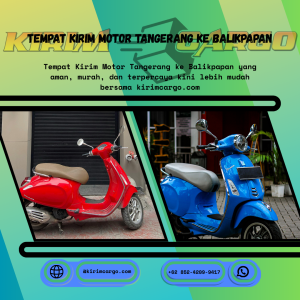 Tempat kirim motor Tangerang ke Balikpapan murah & terpercaya. Layanan door to door, harga transparan, aman bersama Kirim Cargo.