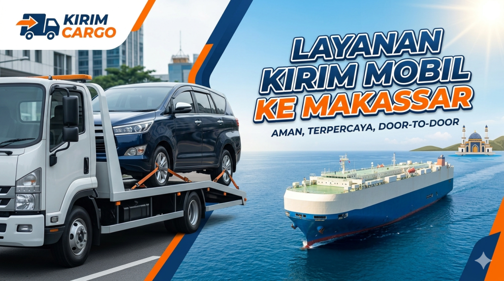 Layanan Kirim Mobil ke Makassar Kirim Cargo