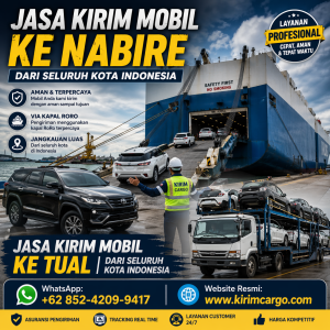 Harga Pengiriman Mobil ke Nabire Ekspedisi Papua