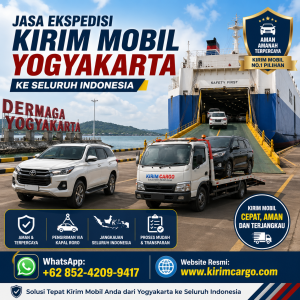 Jasa Ekspedisi Kirim Mobil Yogyakarta ke Seluruh Indonesia