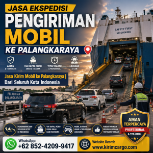 Jasa Ekspedisi Pengiriman Mobil ke Palangkaraya