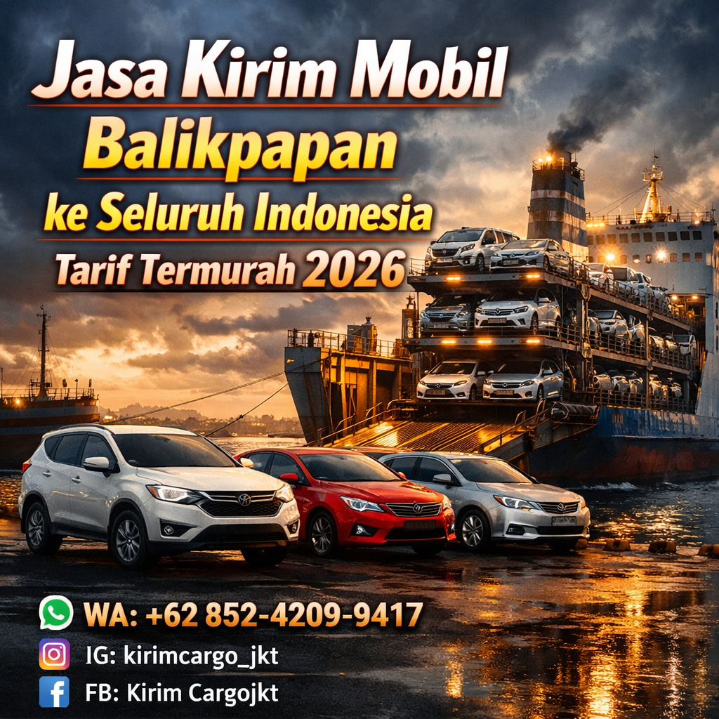 Jasa Kirim Mobil Balikpapan ke Seluruh Indonesia