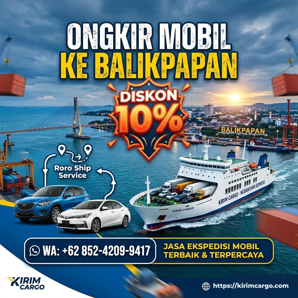 Ongkir Mobil ke Balikpapan | Diskon 10%