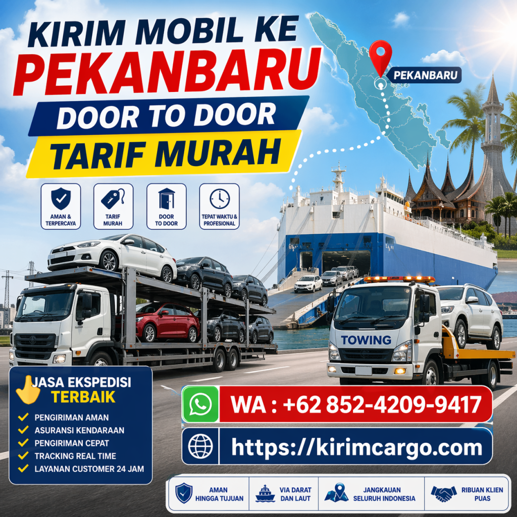 Ongkir Mobil ke Pekanbaru | Car Carrier Towing Self Drive