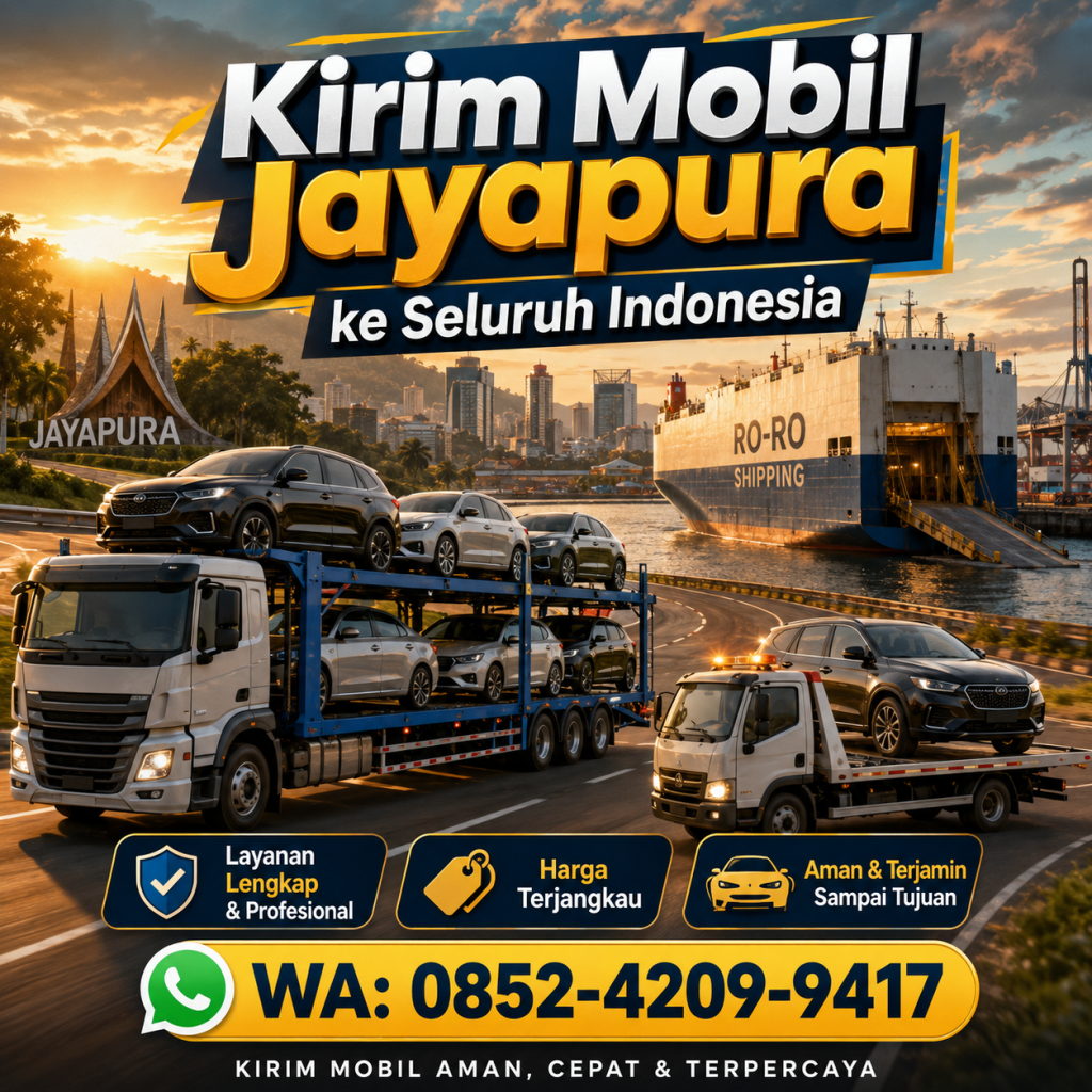 Jasa Kirim Mobil Jayapura ke Seluruh Indonesia