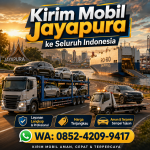Jasa Kirim Mobil Jayapura ke Seluruh Indonesia