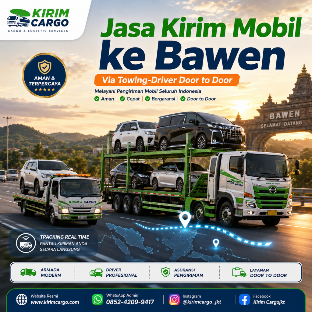 Jasa Kirim Mobil ke Bawen Via Towing-Driver Door to Door