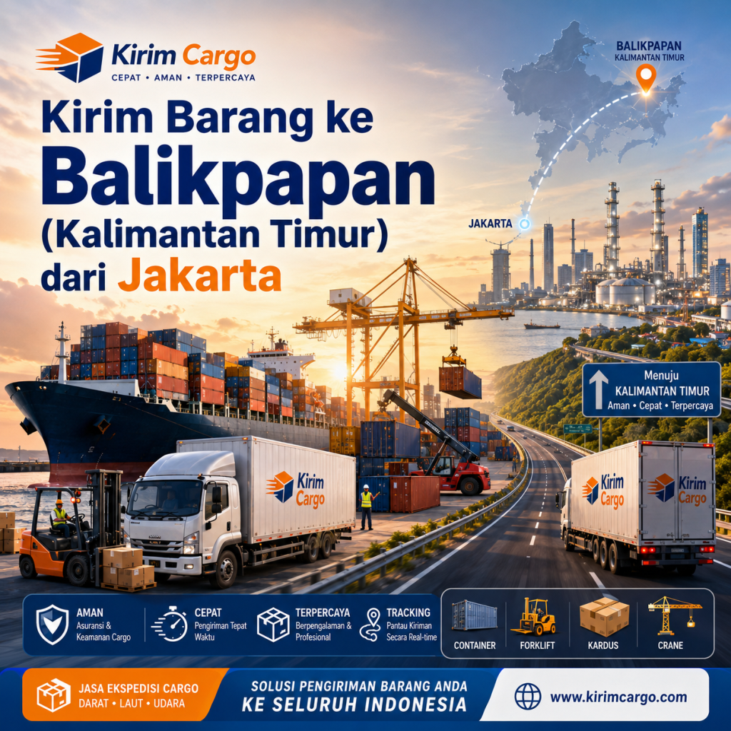 Kirim Barang ke Balikpapan dari Jakarta Door to Door