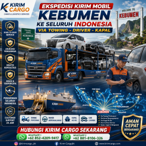 Ekspedisi Kirim Mobil Kebumen ke Seluruh Indonesia Via Towing-Driver-Kapal
