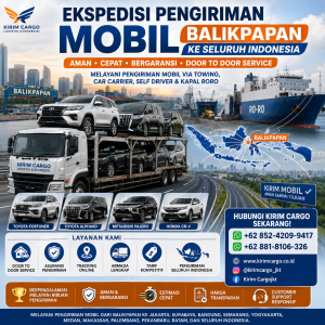 Ekspedisi Pengiriman Mobil Balikpapan ke Seluruh Indonesia