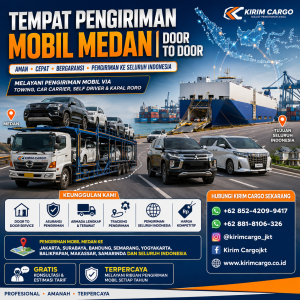Tempat Pengiriman Mobil Medan Door to Door