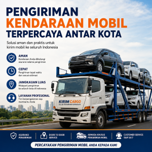 Pengiriman Kendaraan Mobil Terpercaya Antar Kota