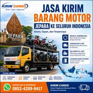 Jasa Kirim Barang Motor Jepara ke Seluruh Indonesia