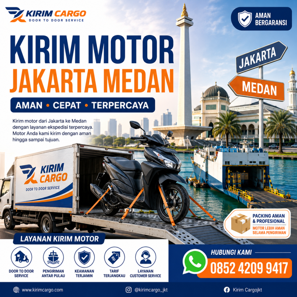 Kirim Motor Jakarta Medan