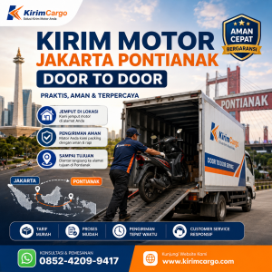 Kirim Motor Jakarta Pontianak Door to Door