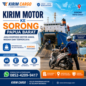 Kirim Motor ke Sorong Papua Barat 085242099417