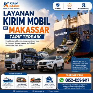 Layanan Kirim Mobil ke Makassar dengan Tarif Terbaik 0852-4209-9417