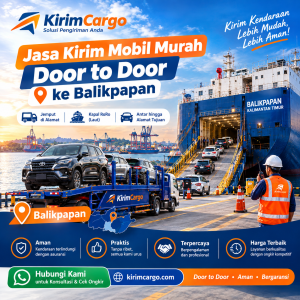 Jasa Kirim Mobil Murah Door to Door ke Balikpapan