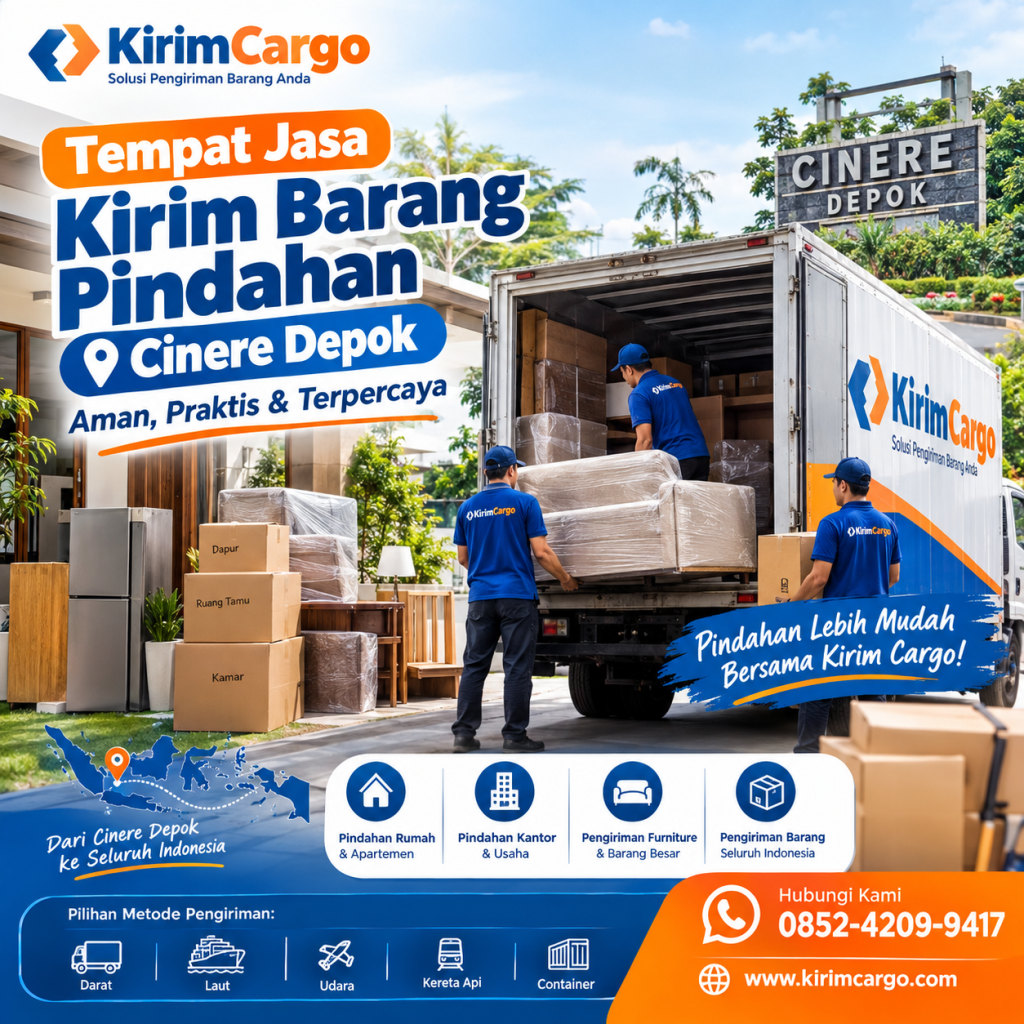 Tempat Jasa Kirim Barang Pindahan Cinere Depok